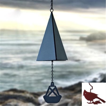 NORTH COUNTRY WIND BELLS INC North Country Wind Bells  Inc. 122.5006 Portsmouth Harbor Bell with cardinal wind catcher 122.5006
